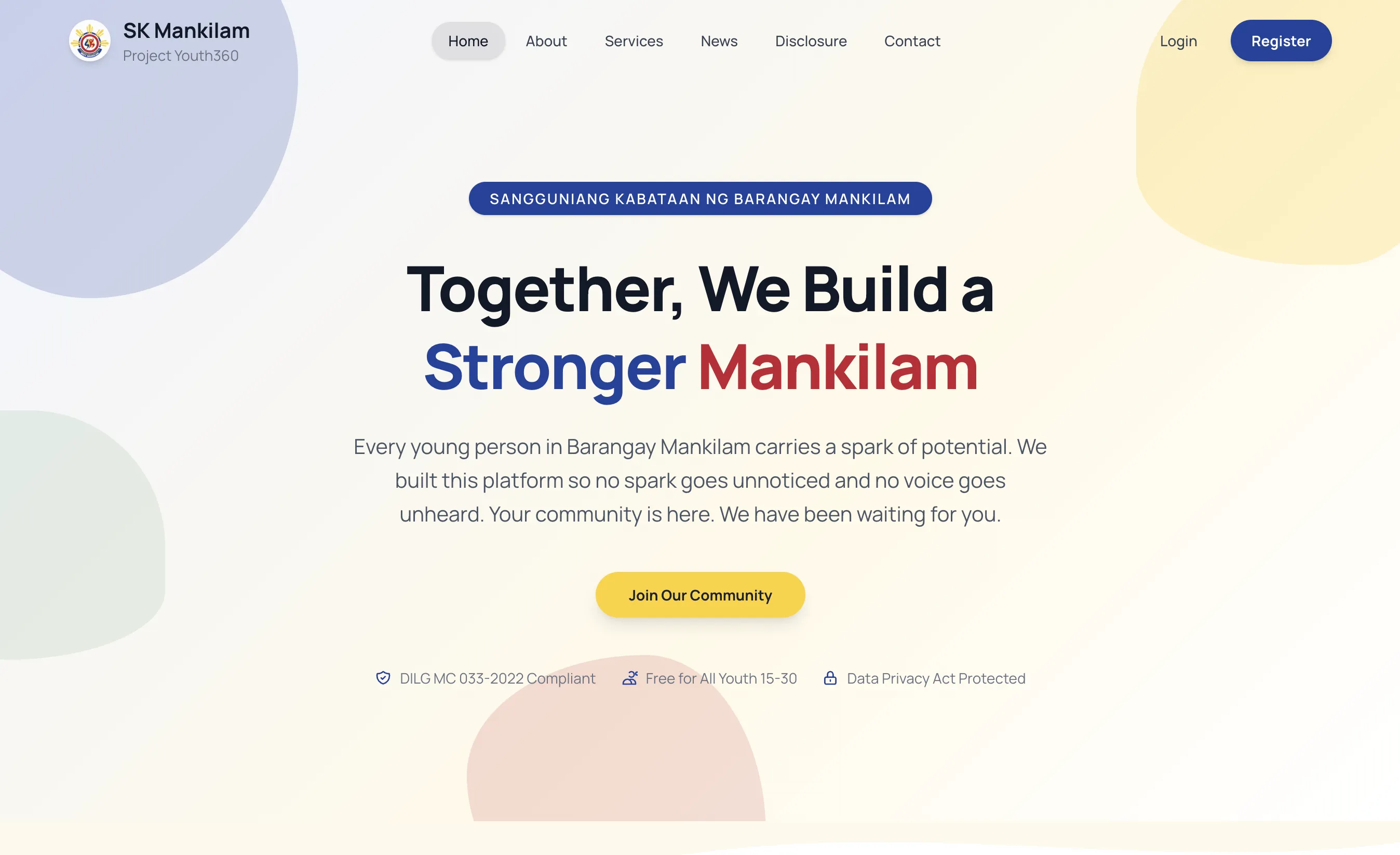 SK Mankilam: Digital Governance Platform for Youth Services